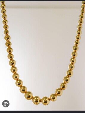 NWB Lie Studio Olivia Necklace 18 Carat Golden Plated Brass 25 Inch Necklace